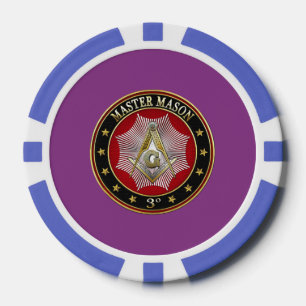Jetons De Poker [400] Master Mason - Carré et camionnettes 3e degr