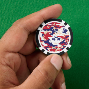 Jetons De Poker 4 juillet, Jour de l'Indépendance, Beige de camouf
