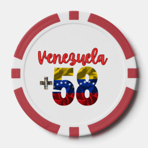 Jetons De Poker 58 Venezuela Fierté Racines authentiques du Venezu
