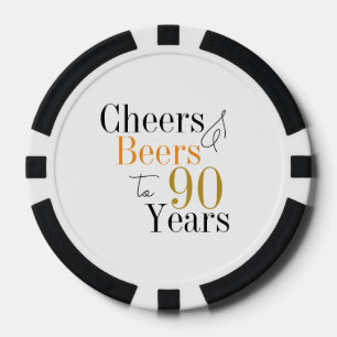 Jetons De Poker 90e anniversaire Soeurs et bières Mini fête