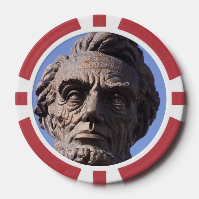 Jetons De Poker Abe Lincoln (Recto)