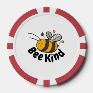 Jetons De Poker Abeille mignonne