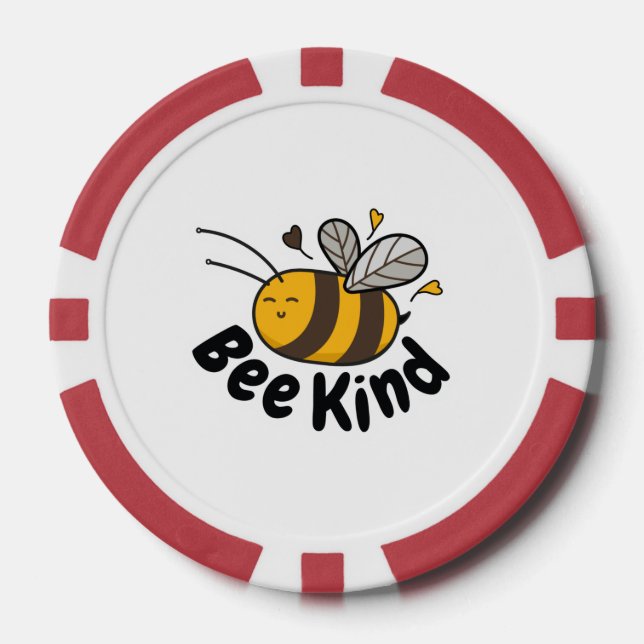 Jetons De Poker Abeille mignonne (Recto)
