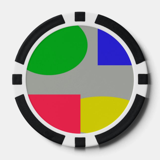 Jetons De Poker Abstrait (Recto)