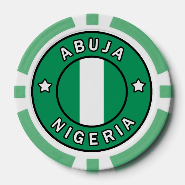 Jetons De Poker Abuja Nigeria (Recto)