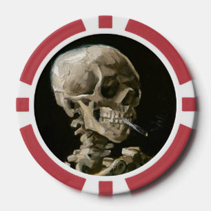 Jetons De Poker Académie Sombre Van Gogh Squelette Esthétique