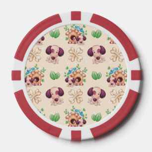 Jetons De Poker Adorable Motif de chien