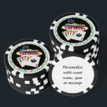 Jetons De Poker Affiche de bienvenue Las Vegas<br><div class="desc">* L'Affiche de bienvenue fabuleuse avec les cartes à jouer - un vrai plaisir pour les joueurs ! * Nice comme cadeau de départ, cadeaux de réception de mariage ou cadeau de Mariage personnalisé Las Vegas pour votre équipe de mariages. * Les puces de poker ont neuf options de couleur....</div>