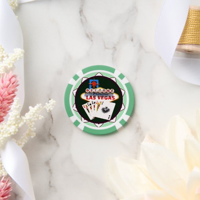Jetons De Poker Affiche de bienvenue Las Vegas (Mariage)
