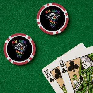 Jetons De Poker Ah Men Drôle LGBT Fierté Gay
