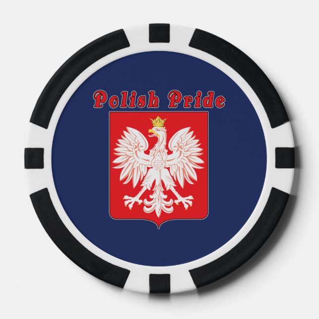 Jetons De Poker Aigle de la fierté polonaise (Recto)