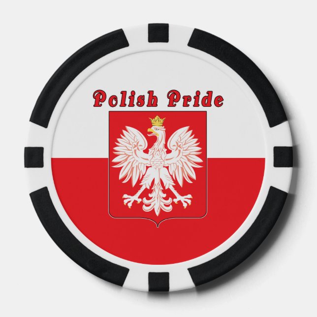 Jetons De Poker Aigle de la fierté polonaise (Recto)