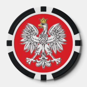 Jetons De Poker Aigle Polonais Avec Chips De Poker Gold Crown