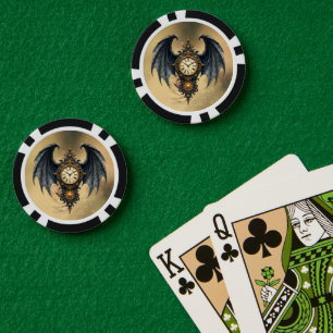 Jetons De Poker Ailes de l'Éternité – Le Gardien Intemporel. 