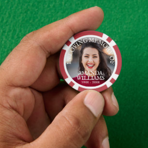 Jetons De Poker Ajouter une photo à un mémorial personnalisé