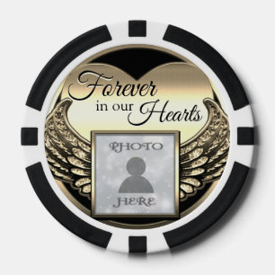 Jetons De Poker Ajouter une photo personnalisée Mémorial