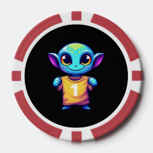 Jetons De Poker Alien de Lil