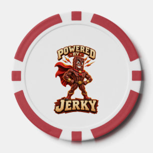 Jetons De Poker Alimenté par Jerky Superhero