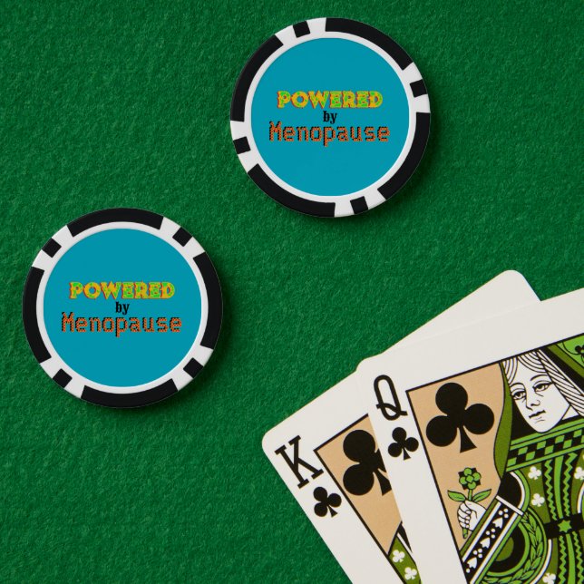 Jetons De Poker Alimenté par la ménopause 3 (Table de poker (double))
