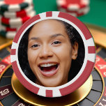 Jetons De Poker Amusants Visage Complet Fermer Selfie Photo<br><div class="desc">Drôle photo pleine face rouge puces poker. Personnalisez-le en ajoutant une photo carré 1x1 de vous ou du destinataire du cadeau. Unisex pour les hommes et les femmes. Convient aux enfants et aux adultes.</div>