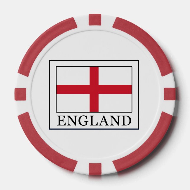 Jetons De Poker Angleterre (Recto)