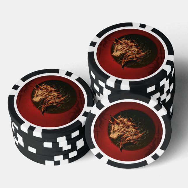 Jetons De Poker animal imaginaire mythique (Empiler)