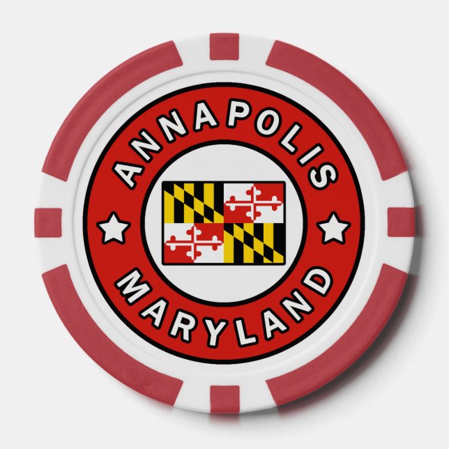 Jetons De Poker Annapolis Maryland (Recto)