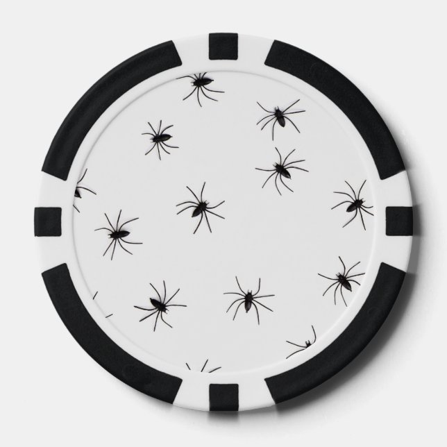 Jetons De Poker Araignées (Recto)