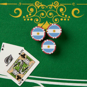 Jetons De Poker Argentina flag