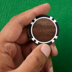 Jetons De Poker Aspect cuir