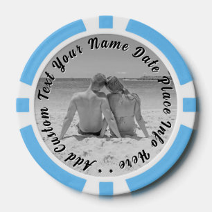 Jetons de poker avec votre photo - Ajoutez votre t