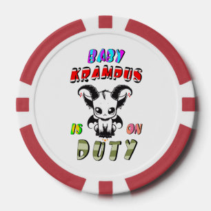 Jetons De Poker Baby Krampus est en service