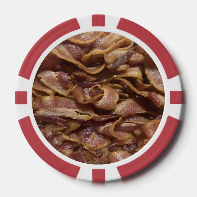 Jetons De Poker Bacon (Recto)