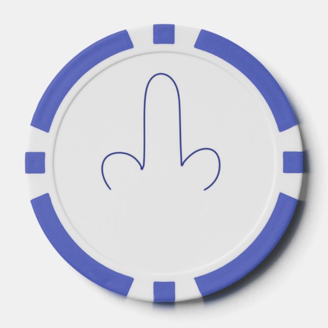 Jetons De Poker Bande abstraite (Recto)