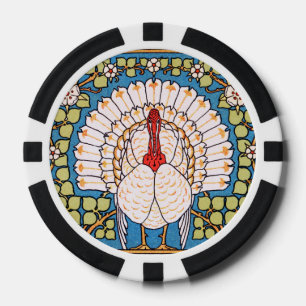 Jetons De Poker Bannière Nouveau Thanksgiving Turkey