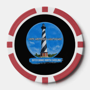 Jetons De Poker Banques extérieures du phare de Cape Hatteras N.C.