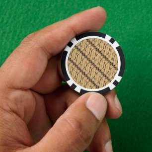 Jetons De Poker Batik Parang, motif indonésien, javanais, ethnique