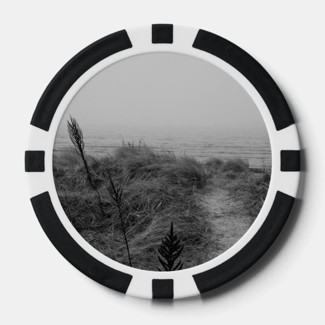 Jetons De Poker Beach path (Recto)