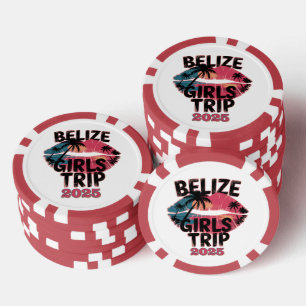 Jetons De Poker Belize Girls Trip Tropical Adventure