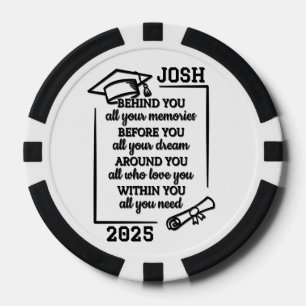 Jetons De Poker Belle Graduation personnalisée