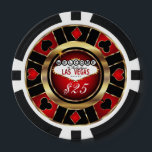 Jetons De Poker Bienvenue à Las Vegas<br><div class="desc">Poker Chip Design prêt pour vous à personnaliser. 📌 Si vous avez besoin d'une personnalisation plus poussée, cliquez sur le bouton "Cliquez pour Customiser plus loin" ou "Customiser ou modifier la conception" et utilisez notre outil de conception pour redimensionner, faire pivoter, modifier la couleur du texte, ajouter du texte et...</div>