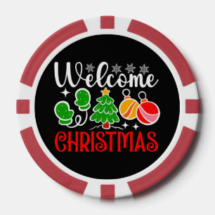 Jetons De Poker Bienvenue Noël-63758