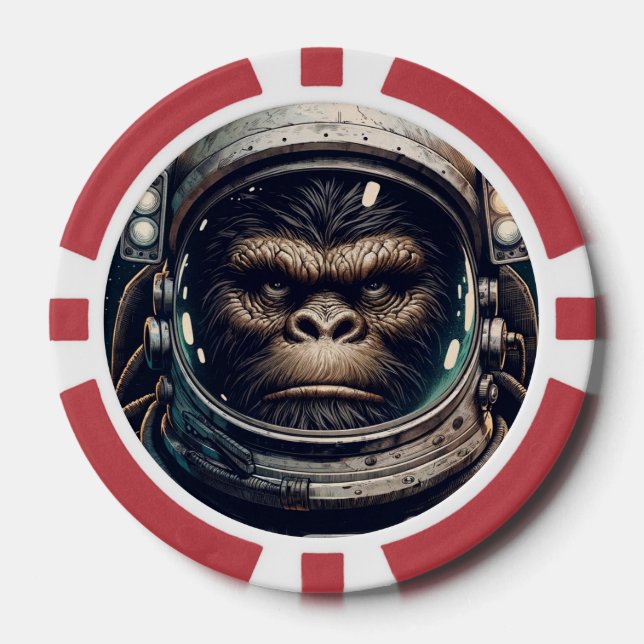 Jetons De Poker Bigfoot en Orbit - Jeux légendaires (Recto)