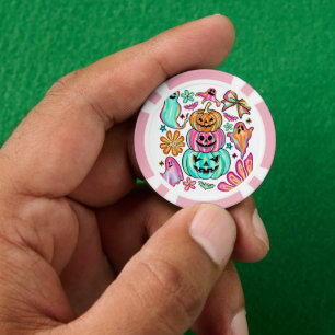 Jetons De Poker Boho Halloween Citrouille Ghost