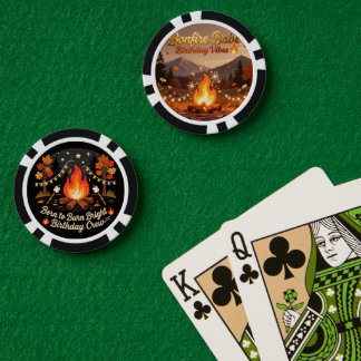 Jetons De Poker Bonfire Night Poker Chips 🔥 | Cozy Outdoor Game