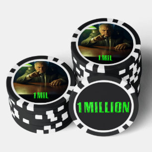 Jetons De Poker Boss 1 million de dollars puce de poker
