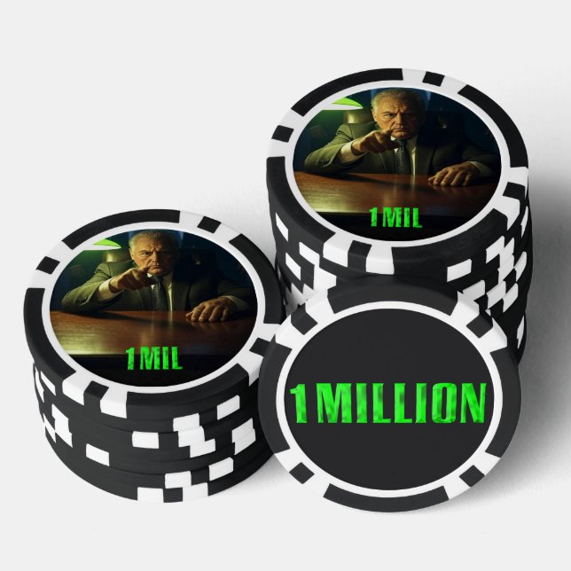 Jetons De Poker Boss 1 million de dollars puce de poker (Empiler)