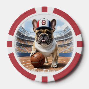 Jetons De Poker Bouledogue français Basketball Bouledogue français