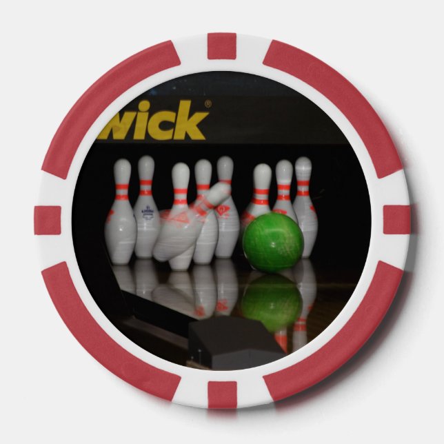 Jetons De Poker Bowling (Recto)