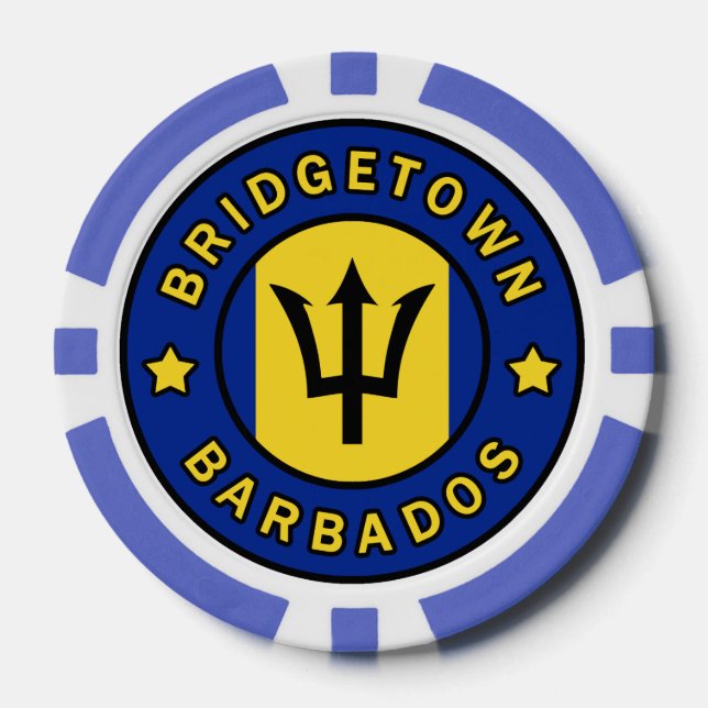 Jetons De Poker Bridgetown Barbade (Recto)